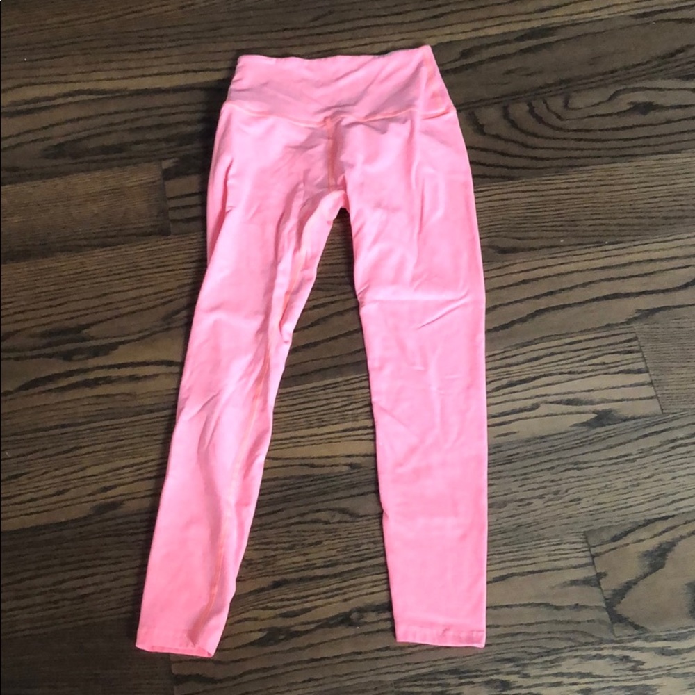 Beyond yoga space dye neon pink leggings